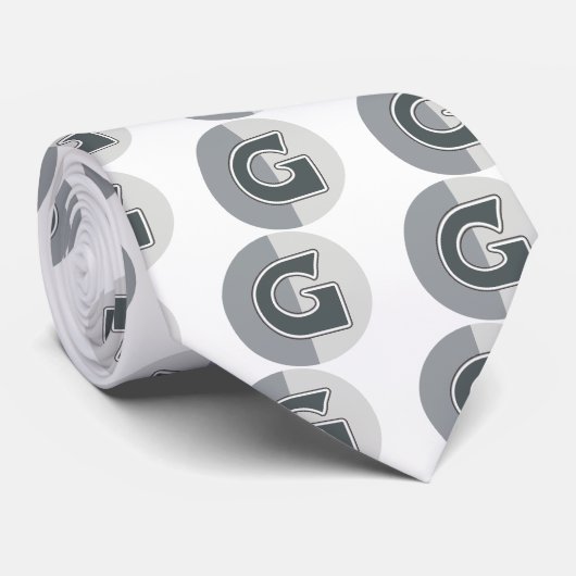 Buchstabe G Krawatte (Gerollt)