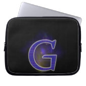 Buchstabe G Laptopschutzhülle (Vorderseite)