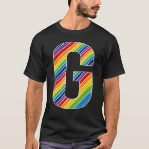 Buchstabe G Lesbischer Gay Pride Bisexuelle Tranch T-Shirt