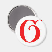 Buchstabe G Magnet (Vorderseite/Rückseite)