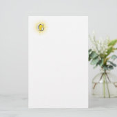 Buchstabe G - Mauritisches Symbol Briefpapier (Stehend Vorderseite)