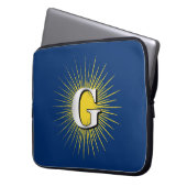 Buchstabe G - Mauritisches Symbol Laptopschutzhülle (Vorderseite Links)