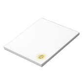 Buchstabe G - Mauritisches Symbol Notizblock (Rotiert)