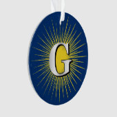 Buchstabe G - Mauritisches Symbol Ornament (Vorderseite)