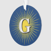 Buchstabe G - Mauritisches Symbol Ornament (Vorderseite)