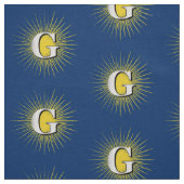 Buchstabe G - Mauritisches Symbol Stoff (Muster)