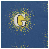 Buchstabe G - Mauritisches Symbol Stoff (Nahaufnahme)