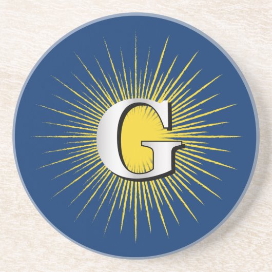 Buchstabe G - Mauritisches Symbol Untersetzer (Vorne)
