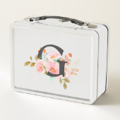 Buchstabe G Metall Brotdose (Rückseite)