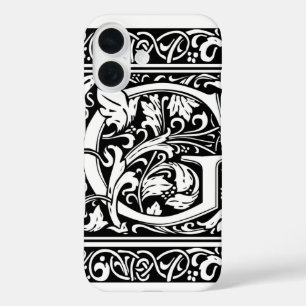 Buchstabe G Mittelalterliches Monogramm Art Nouvea iPhone 16 Hülle