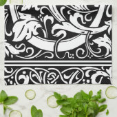 Buchstabe G Mittelalterliches Monogramm Art Nouvea Handtuch (Gefaltet)