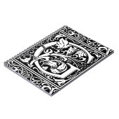 Buchstabe G Mittelalterliches Monogramm Art Nouvea Notizblock (Linke Seite)