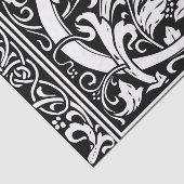 Buchstabe G Mittelalterliches Monogramm Art Nouvea Seidenpapier (Ausschnitt)