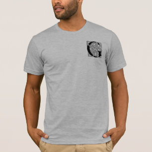 Buchstabe G Monogramm Vintage-Keltischer Knoten Dr T-Shirt