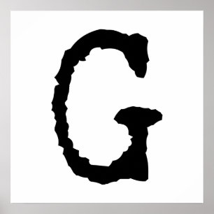 Buchstabe G Poster