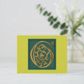 Buchstabe G Postkarte (Stehend Vorderseite)