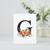 Buchstabe G Postkarte (Stehend Vorderseite)