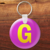 Buchstabe G Schlüsselanhänger (Vorderseite)