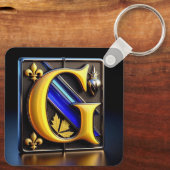 Buchstabe G Schlüsselanhänger (Rückseite)