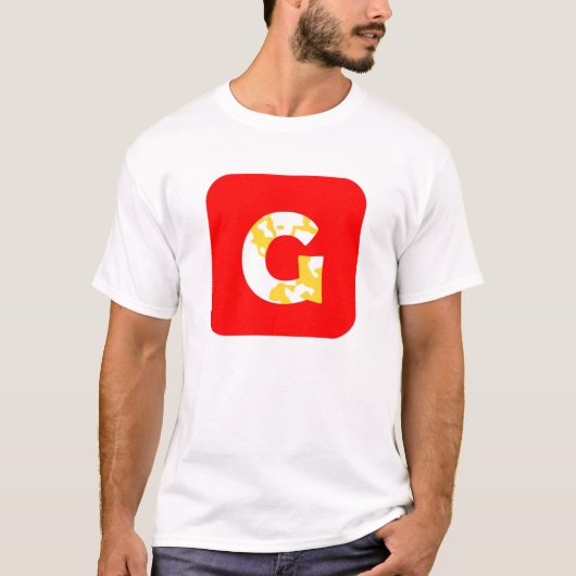 Buchstabe G T-Shirt (Vorderseite)