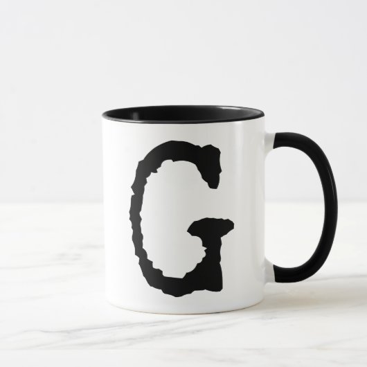 Buchstabe G Tasse (Rechts)