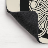 Buchstabe G Vintag keltische Knoten Monogramm Mousepad (Ecke)