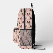 Buchstabe H Bedruckter Rucksack (Rechts)