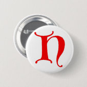 Buchstabe H Button (Vorne & Hinten)