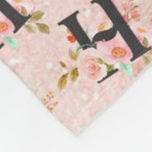 Buchstabe H Fleecedecke (Ecke)