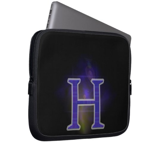 Buchstabe H Laptopschutzhülle (Vorne Rechts)