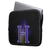 Buchstabe H Laptopschutzhülle (Vorderseite Links)