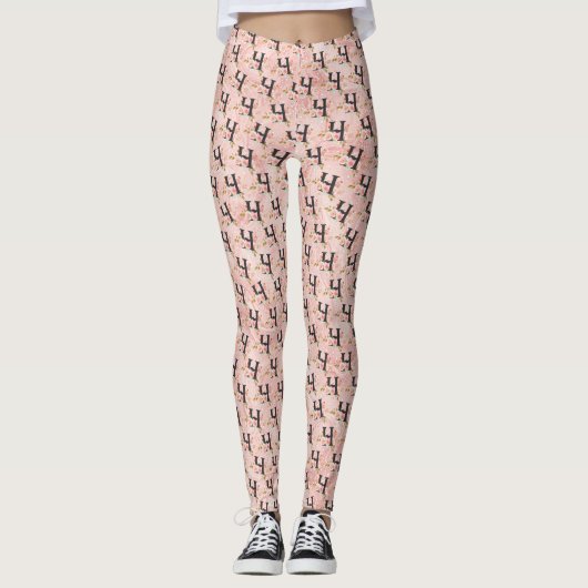 Buchstabe H Leggings (Vorderseite)
