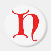 Buchstabe H Magnet (Vorne)