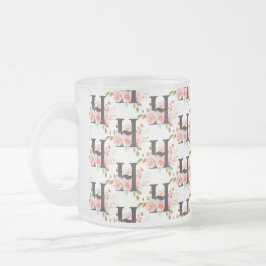 Buchstabe H Mattglastasse