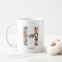 Buchstabe H | Monogramm-I-Tasse für den Blasenbrie Kaffeetasse