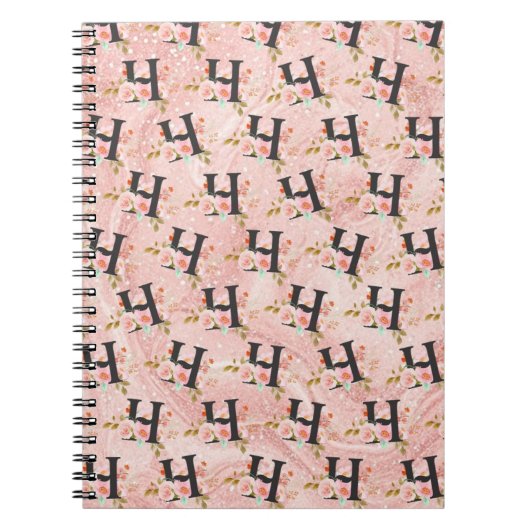 Buchstabe H Notizblock (Vorderseite)