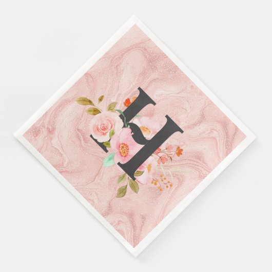 Buchstabe H Serviette (Ecke)