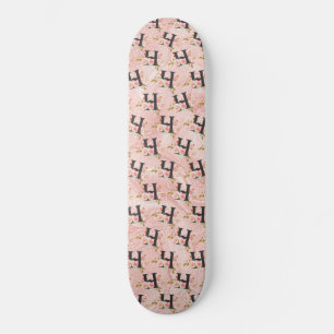 Buchstabe H Skateboard