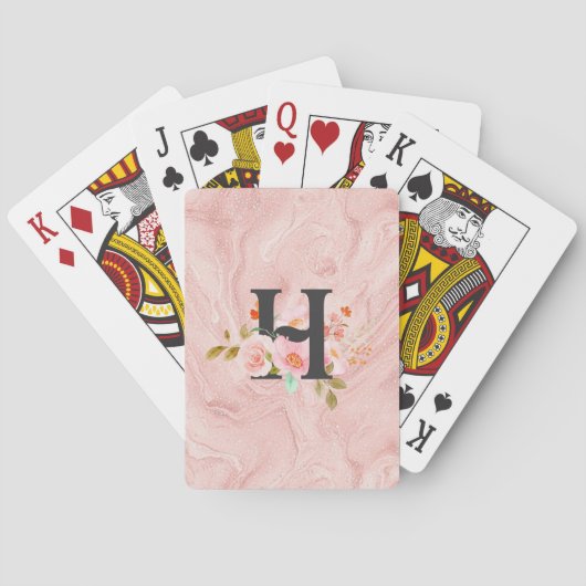 Buchstabe H Spielkarten (Rückseite)