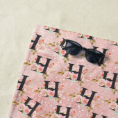 Buchstabe H Strandtuch (Beispiel)