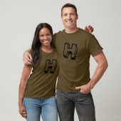 Buchstabe H T-Shirt (Unisex)