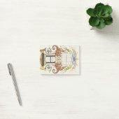 Buchstabe H von Mira Calligraphiae Monumenta Post-it Klebezettel (Büro)