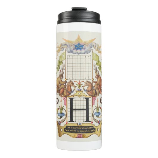 Buchstabe H von Mira Calligraphiae Monumenta Thermosbecher (Vorderseite)