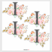 Buchstabe I Aufkleber (Blatt)