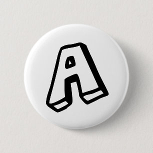 Buchstabe I Button