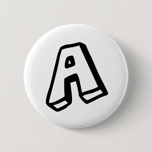 Buchstabe I Button (Vorderseite)