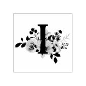 Buchstabe I Gummistempel (Prägung)