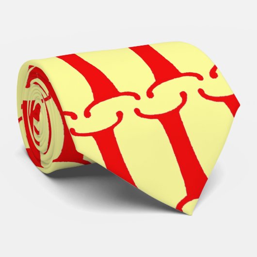 Buchstabe I Krawatte (Gerollt)