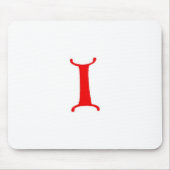 Buchstabe I Mousepad (Vorne)
