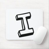 Buchstabe I Mousepad (Mit Mouse)